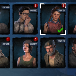 【STEAM DBD Devotion LVL 0】☑️0 Very Rare Skins + 5 Killers + 8 Survivors ⭐ 4820 Iridescent Shards + 174K BloodPoints ⭐ 161hs 1